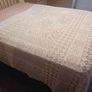 Handmade Crochet Lace Cotton Bed Cover Throw Image 8