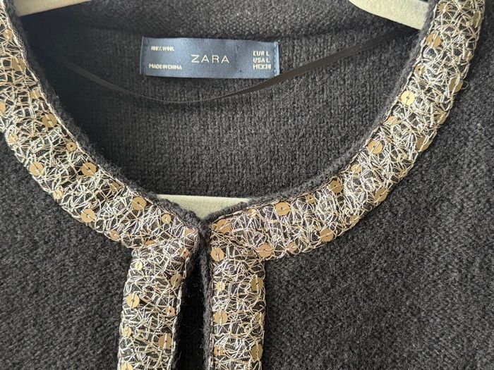 Zara 100% wool cardigan