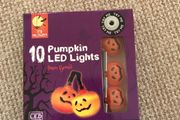 10 Pumpkin LED lights