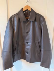Brand new zara leather effect jacket