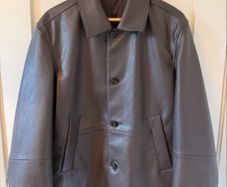 Brand new zara leather effect jacket