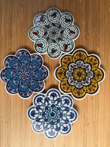 4 brand new coasters from Turkey