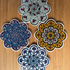 4 brand new coasters from Turkey
