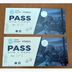 2x Sport Ireland Campus Fitness Day Passes Gym + Pool Blanchardstown D15