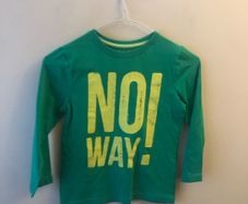 No way t-shirt (age 5-6)