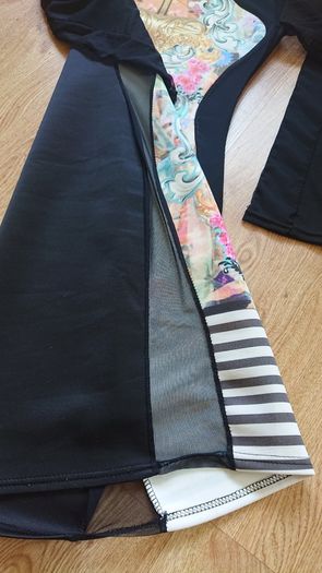 Black Midi Dress.  Size 6-8