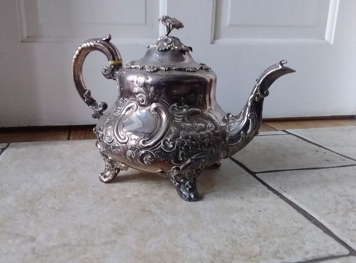 Antique Silver Plated Teapot