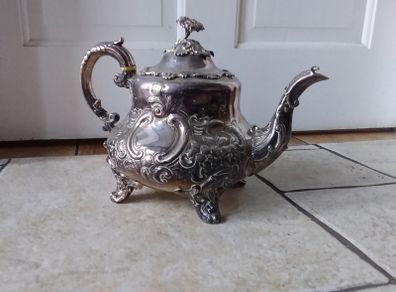 Antique Silver Plated Teapot