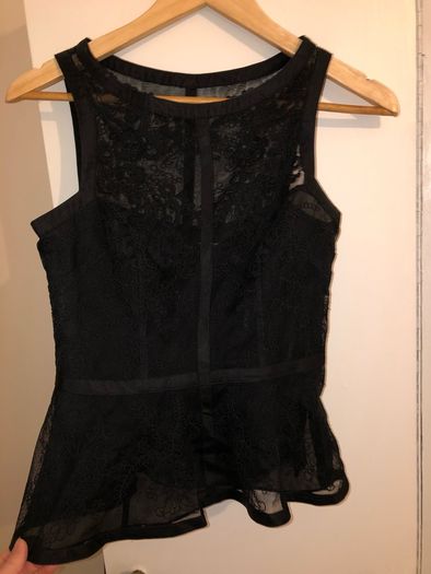 Karen Millen Black lace top