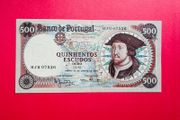 Portugal.  500   Escudos  1966  Pick 170a  (  uncirculated )