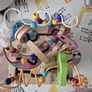 kids toys Zany Zoo Wooden Activity Cube Assortment Image 5