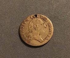 Great Britain 1701 Spade Half Guinea Token