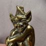 Vintage  Door Knocker  Imp( Cornish Pixie ) on Toadstool Image 2