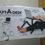 Satzuma Adapt A Desk Adjustable Laptop Bed Desk Aluminium Ventilated 15kg Load Box worn Image 2
