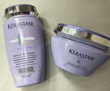 Kerastase Blond Absolu anti-brass purple shampoo & Masque for grey or cool blonde hair