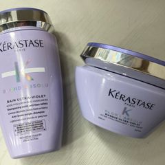 Kerastase Blond Absolu anti-brass purple shampoo & Masque for grey or cool blonde hair