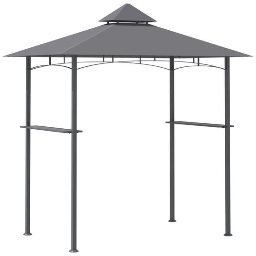 2.5M (8ft) New Double-Tier BBQ Gazebo Grill Canopy Barbecue Tent Shelter Patio Deck (FREE SHIPPING)