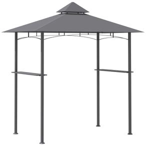 2.5M (8ft) New Double-Tier BBQ Gazebo Grill Canopy Barbecue Tent Shelter Patio Deck (FREE SHIPPING)