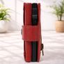 Premium Genuine Leather Wallet RFID Blocking Trifold Popup Card Holder with Coin Pocket Image 4