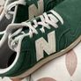 New Balance 480 UK 6 ladies green suede NEARLY NEW Image 6