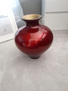 Red large vase