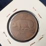 1943 Ireland Half Penny "1/2d Leat Pingin" Image 2