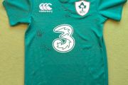 Signed 2015/16 IRFU Canterbury Rugby Jersey Size Age 12Years