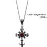 Gothic cross pendant necklace Image 2