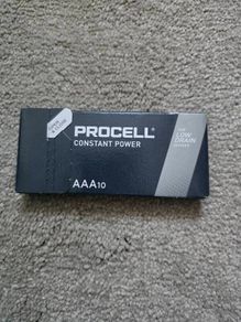 10x procell AAA batteries