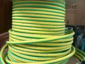 10 mm Earth Wire Green Yellow Cable LSF per Meter