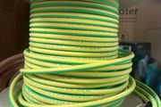 10 mm Earth Wire Green Yellow Cable LSF per Meter