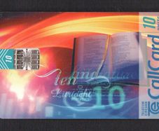 1996 Ireland 10 unit Irish culture literature definitive depicting abstract designs for various Irish cultural activities (Schlumberger) Call Card Used. Telecom Eireann card number 1141.