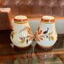 Vintage Set Hand Painted Ceramic Salt & Pepper Shakers Mid Century Image 10