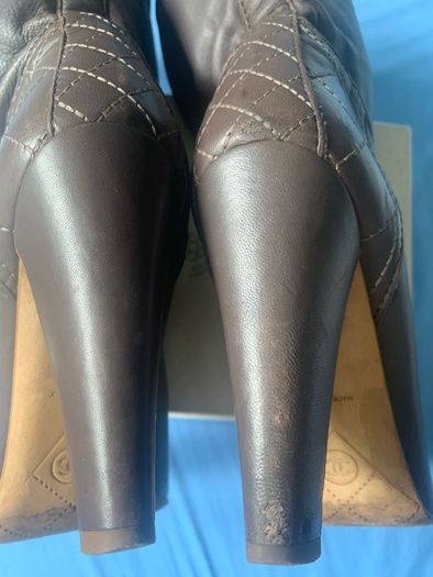 Chanel brown boots