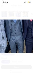3 Piece Men's Blue Suit