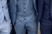 3 Piece Men's Blue Suit