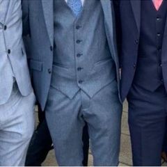 3 Piece Men's Blue Suit
