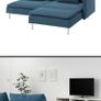 Ikea SODERHAMN 2 Seater Sofa with Chaise Longue Image 3