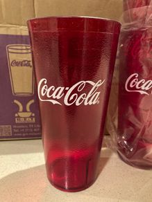 Coca Cola American Plastic Glasses New