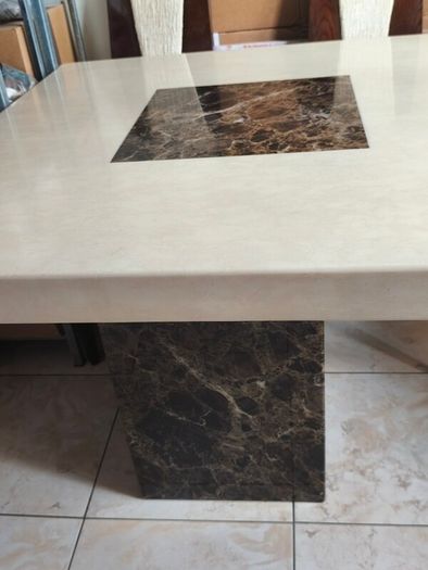 marble table