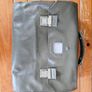Vintage Swiss Army Military Issued Heavy Duty Tri-fold Document Bag or Messanger Bag Collectable Militaria Image 2