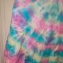 Handmade tie dye denim dungaree dress size 8 festival Season Postage included Image 9