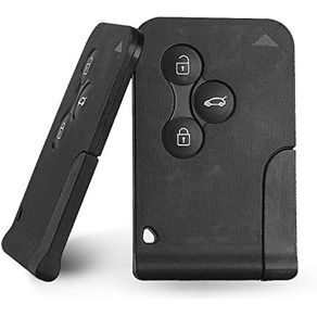 Replacement Smart Card Key Shell For Renault Clio Logan Megane 2 3 Koleos Scenic 3 Buttons Remote Key Case With Small Key