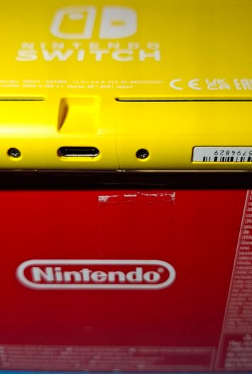 Yellow Switch Lite with Box (Modded)