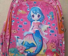 Childrens Bag Mermaid 3D Pink