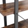 Sturdy 5-Tier Living Room Industrial Design Bookcase - Free Delivery Nationwide Image 4