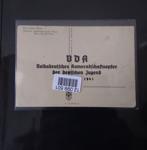 Vintage WW2 German VDA Postcard - 1941