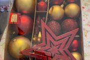 Tesco 100 piece Christmas hanging decorations - brand new