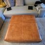 Coffee Table Leather Ottoman Image 3