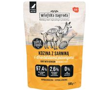 Country of Animals Goat with Venison and Brewer's Yeast wet food for adult dogs 500g